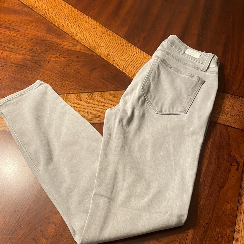 PAIGE SKINNY CROP JEANS